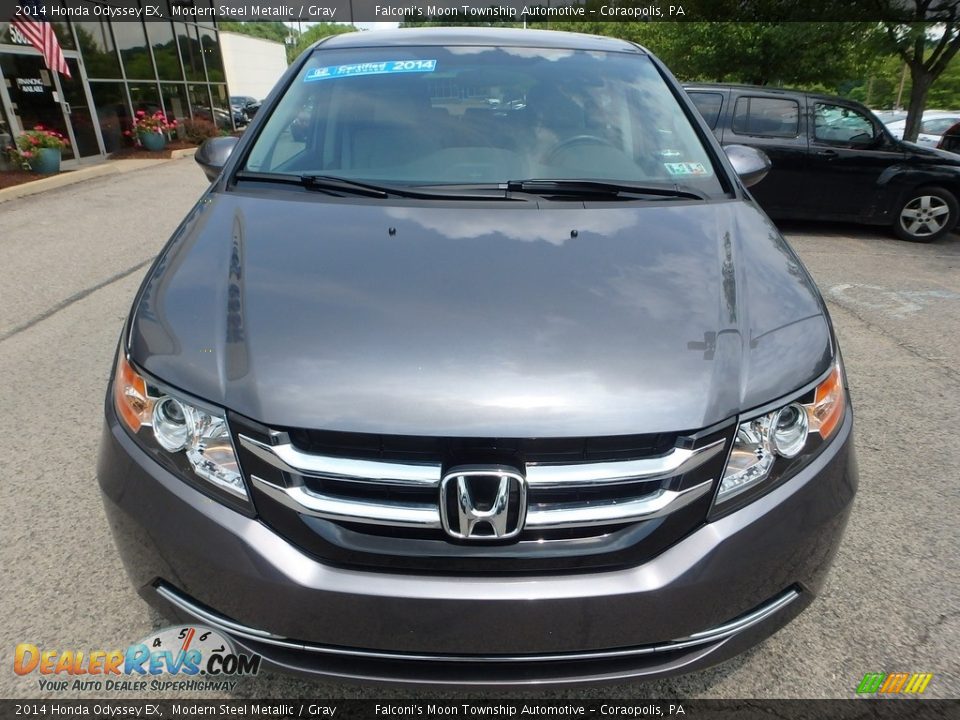 2014 Honda Odyssey EX Modern Steel Metallic / Gray Photo #8