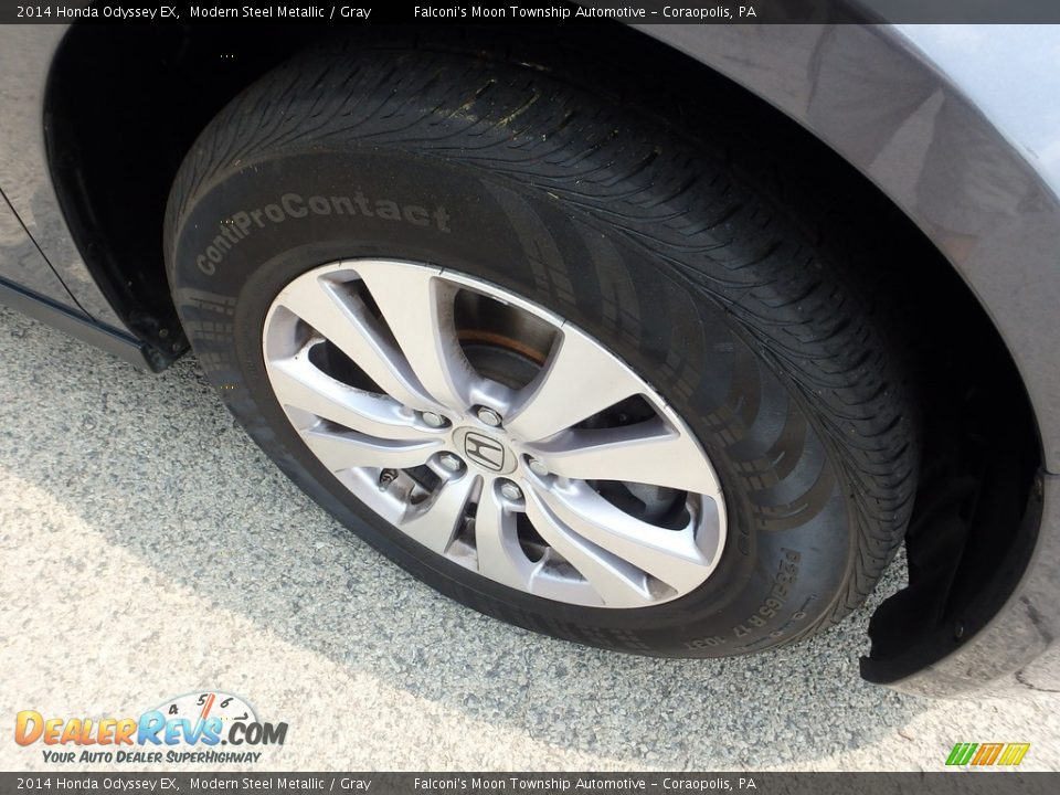 2014 Honda Odyssey EX Modern Steel Metallic / Gray Photo #9