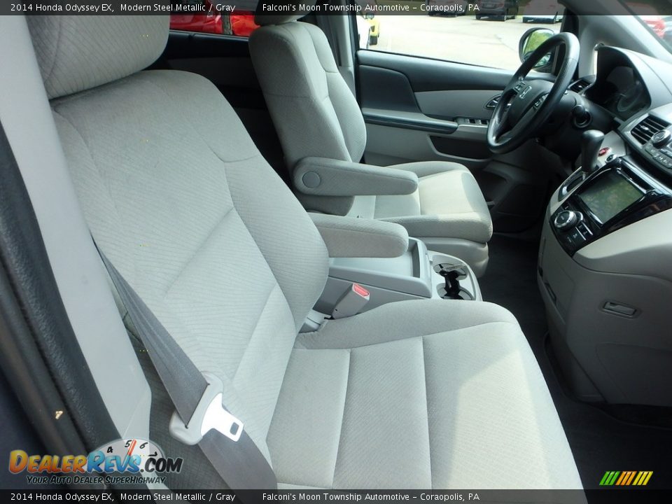 2014 Honda Odyssey EX Modern Steel Metallic / Gray Photo #10