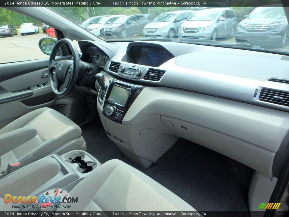 2014 Honda Odyssey EX Modern Steel Metallic / Gray Photo #11