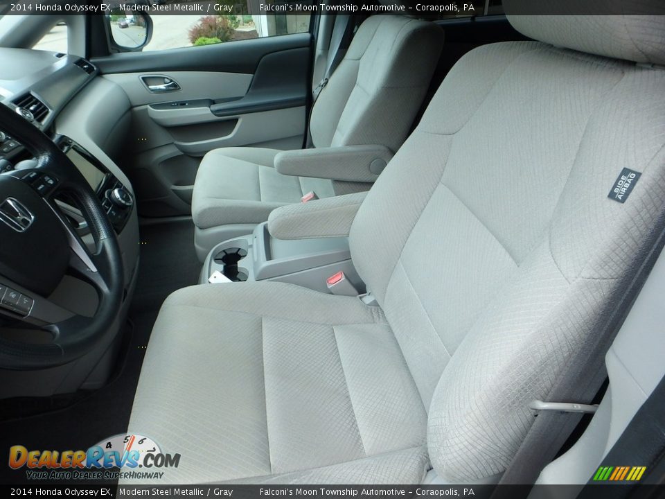 2014 Honda Odyssey EX Modern Steel Metallic / Gray Photo #16
