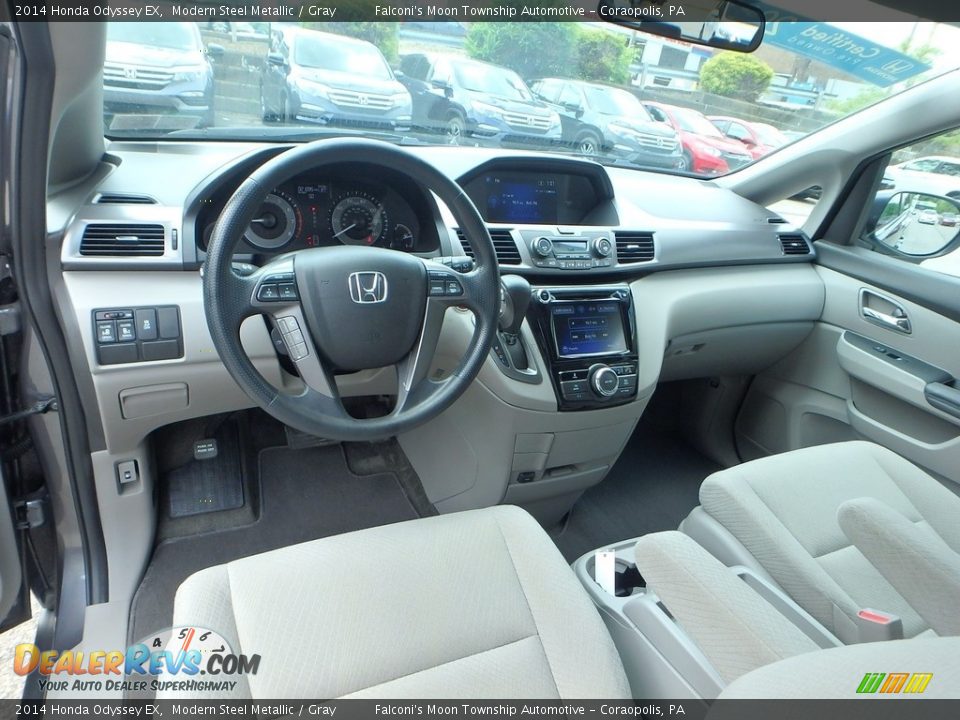 2014 Honda Odyssey EX Modern Steel Metallic / Gray Photo #19