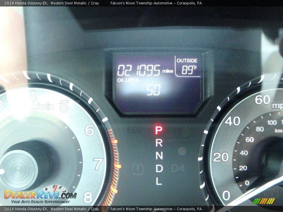 2014 Honda Odyssey EX Modern Steel Metallic / Gray Photo #24