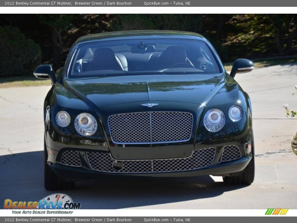 2012 Bentley Continental GT Mulliner Brewster Green / Dark Bourbon Photo #3