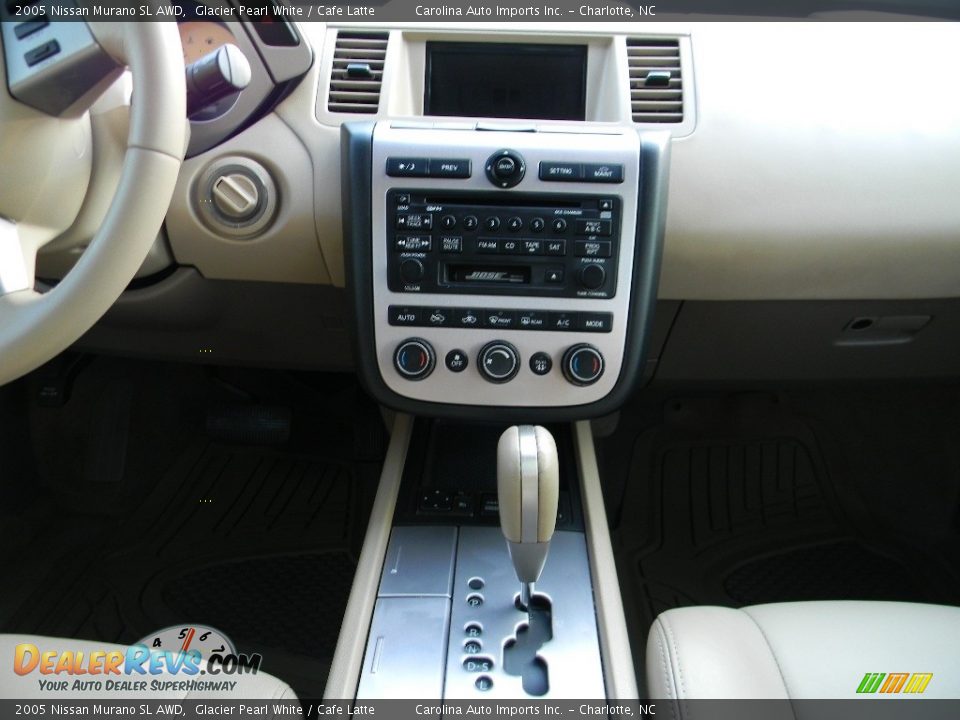 2005 Nissan Murano SL AWD Glacier Pearl White / Cafe Latte Photo #15