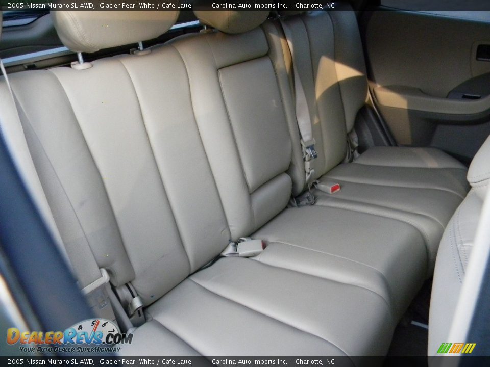 2005 Nissan Murano SL AWD Glacier Pearl White / Cafe Latte Photo #24