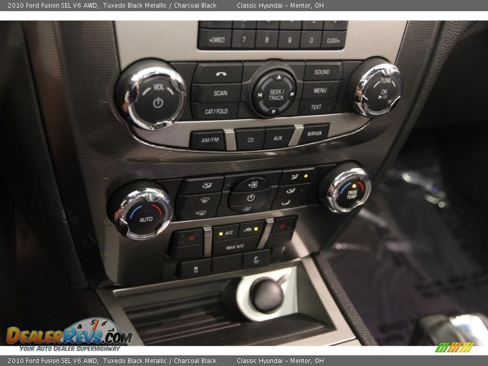 2010 Ford Fusion SEL V6 AWD Tuxedo Black Metallic / Charcoal Black Photo #11