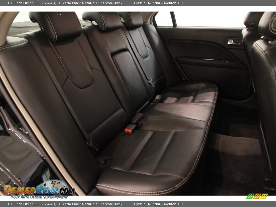 2010 Ford Fusion SEL V6 AWD Tuxedo Black Metallic / Charcoal Black Photo #14