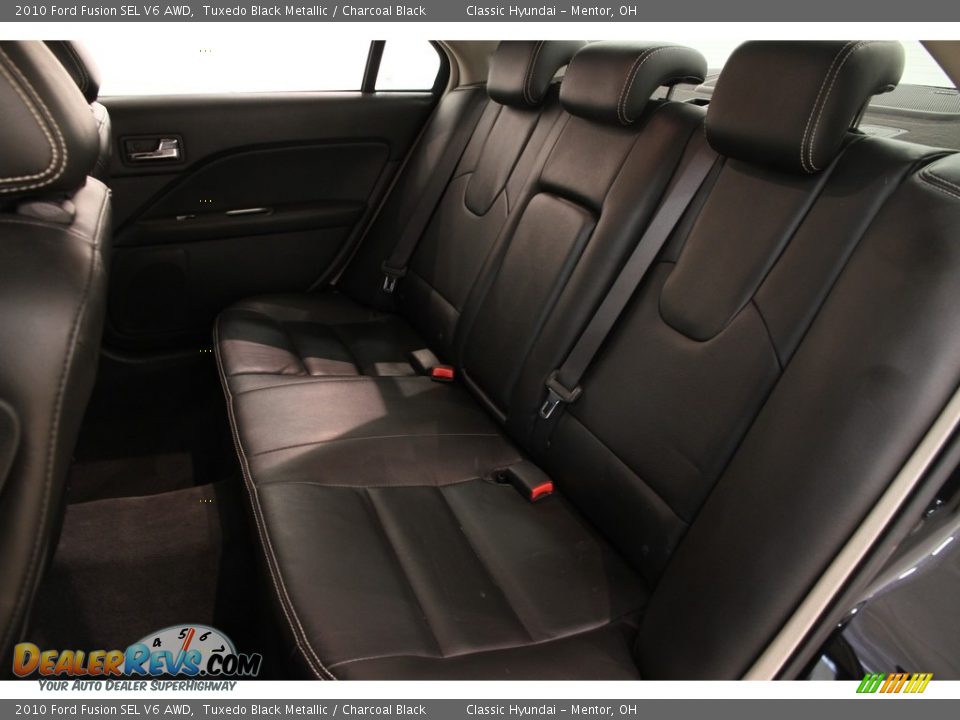 2010 Ford Fusion SEL V6 AWD Tuxedo Black Metallic / Charcoal Black Photo #15