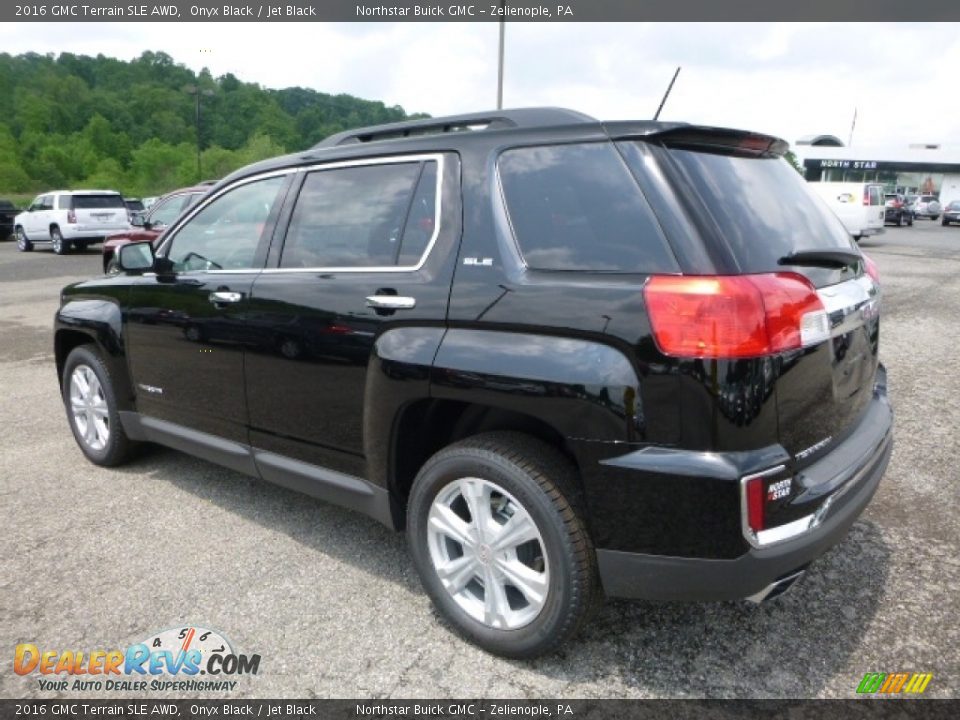 2016 GMC Terrain SLE AWD Onyx Black / Jet Black Photo #3