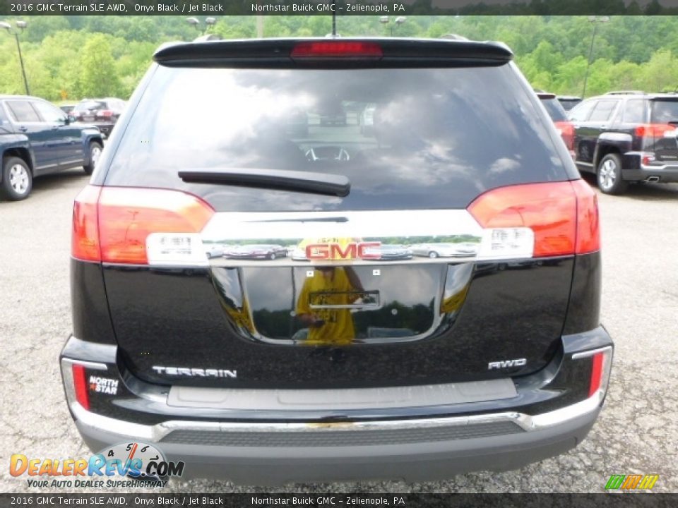 2016 GMC Terrain SLE AWD Onyx Black / Jet Black Photo #4