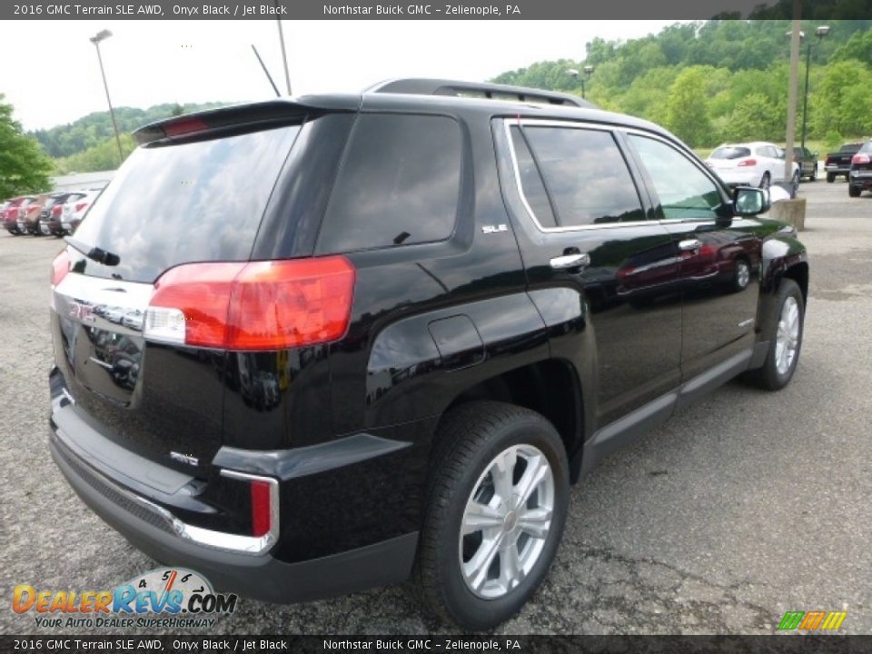 2016 GMC Terrain SLE AWD Onyx Black / Jet Black Photo #5