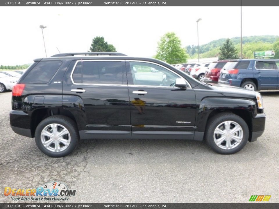 2016 GMC Terrain SLE AWD Onyx Black / Jet Black Photo #6