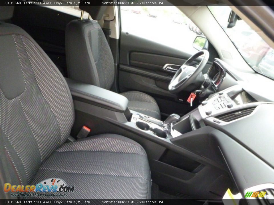 2016 GMC Terrain SLE AWD Onyx Black / Jet Black Photo #7