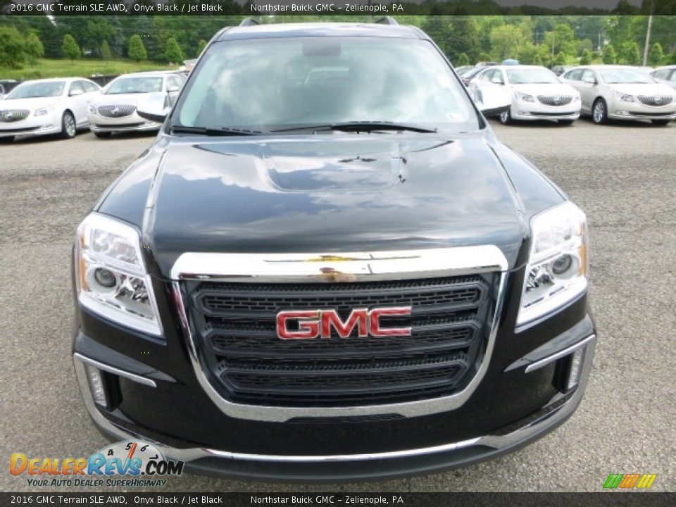 2016 GMC Terrain SLE AWD Onyx Black / Jet Black Photo #11