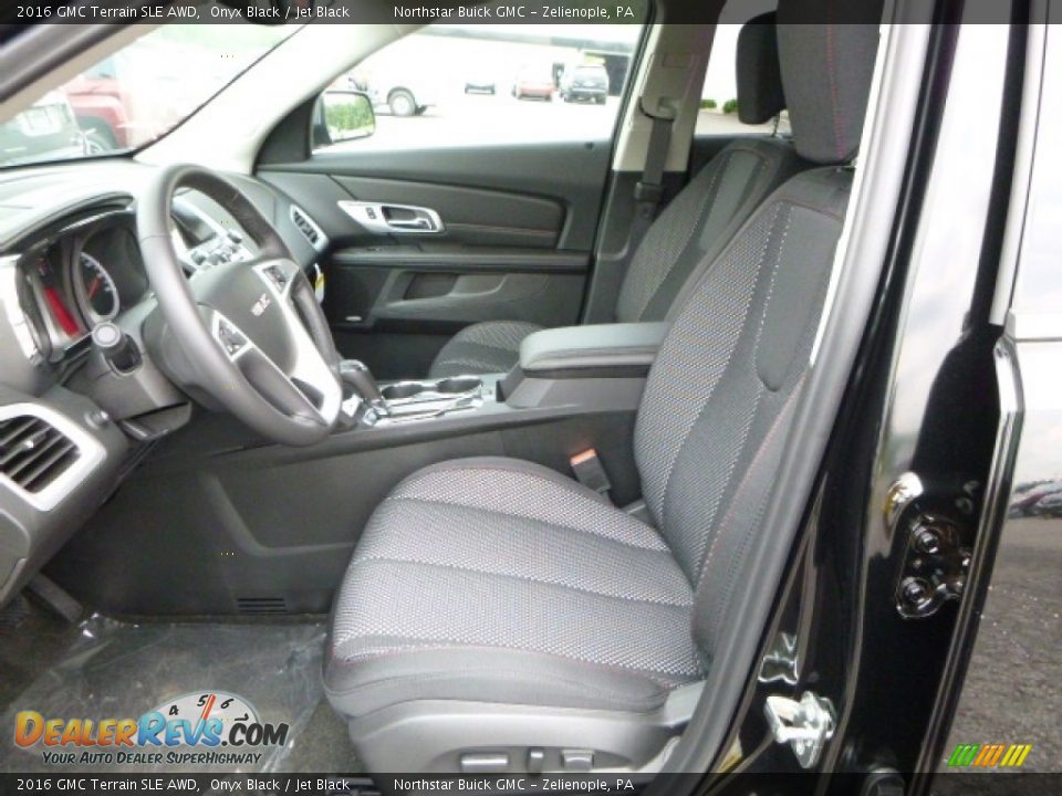2016 GMC Terrain SLE AWD Onyx Black / Jet Black Photo #12