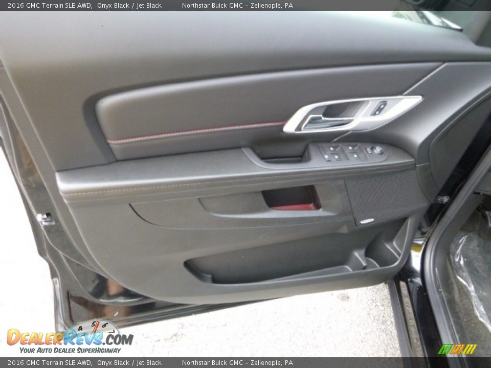 2016 GMC Terrain SLE AWD Onyx Black / Jet Black Photo #13