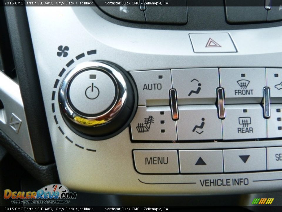 2016 GMC Terrain SLE AWD Onyx Black / Jet Black Photo #17