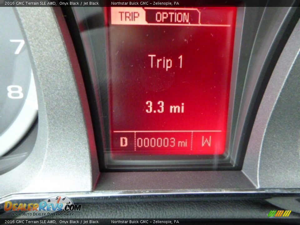 2016 GMC Terrain SLE AWD Onyx Black / Jet Black Photo #20