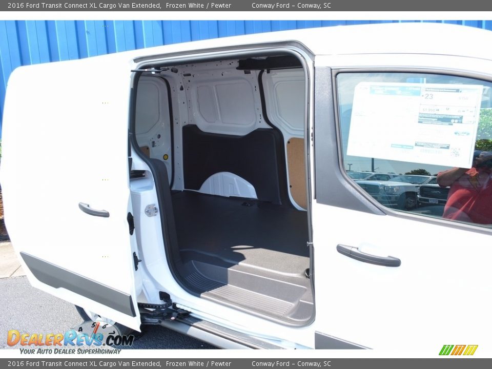 2016 Ford Transit Connect XL Cargo Van Extended Frozen White / Pewter Photo #10