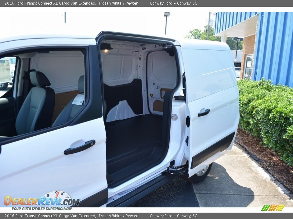 2016 Ford Transit Connect XL Cargo Van Extended Frozen White / Pewter Photo #11