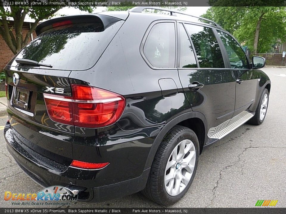 2013 BMW X5 xDrive 35i Premium Black Sapphire Metallic / Black Photo #5
