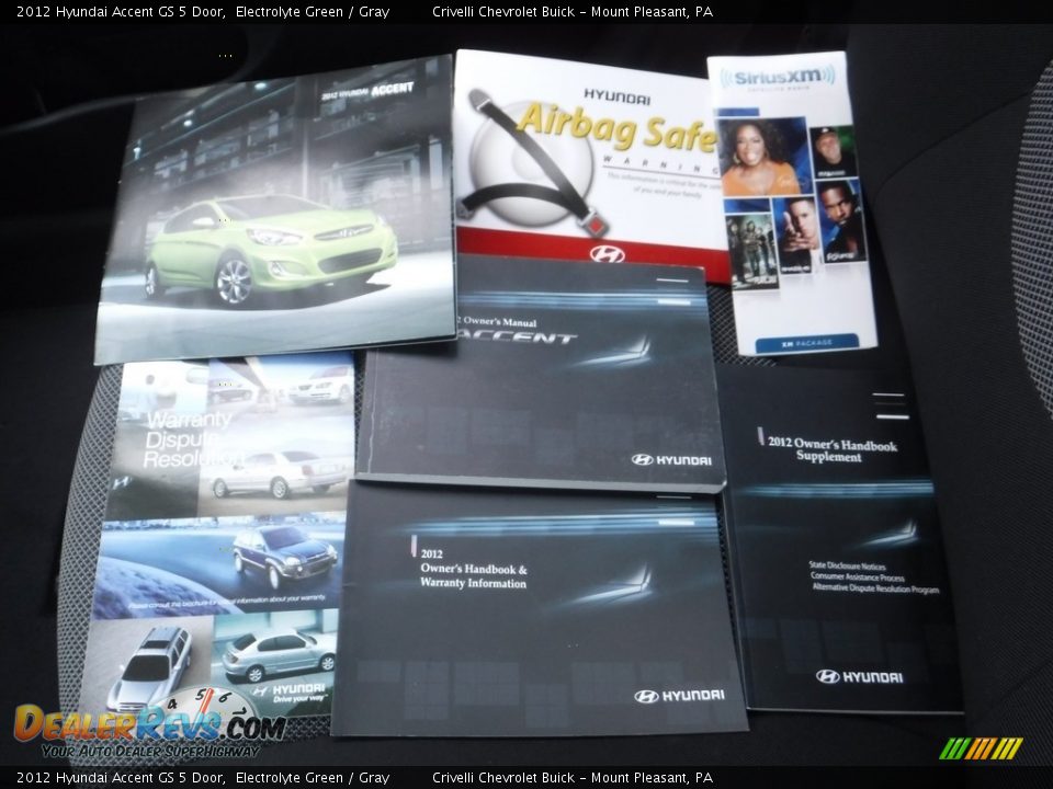 2012 Hyundai Accent GS 5 Door Electrolyte Green / Gray Photo #32