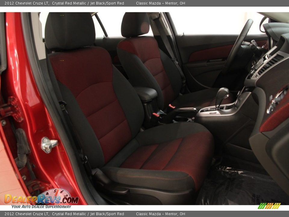 2012 Chevrolet Cruze LT Crystal Red Metallic / Jet Black/Sport Red Photo #10
