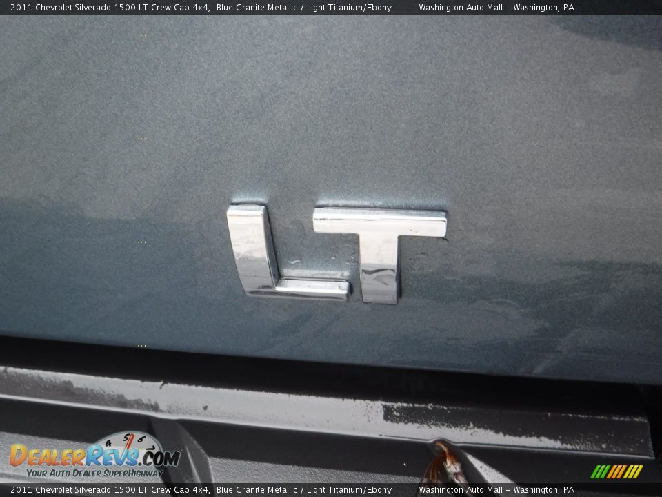 2011 Chevrolet Silverado 1500 LT Crew Cab 4x4 Blue Granite Metallic / Light Titanium/Ebony Photo #12