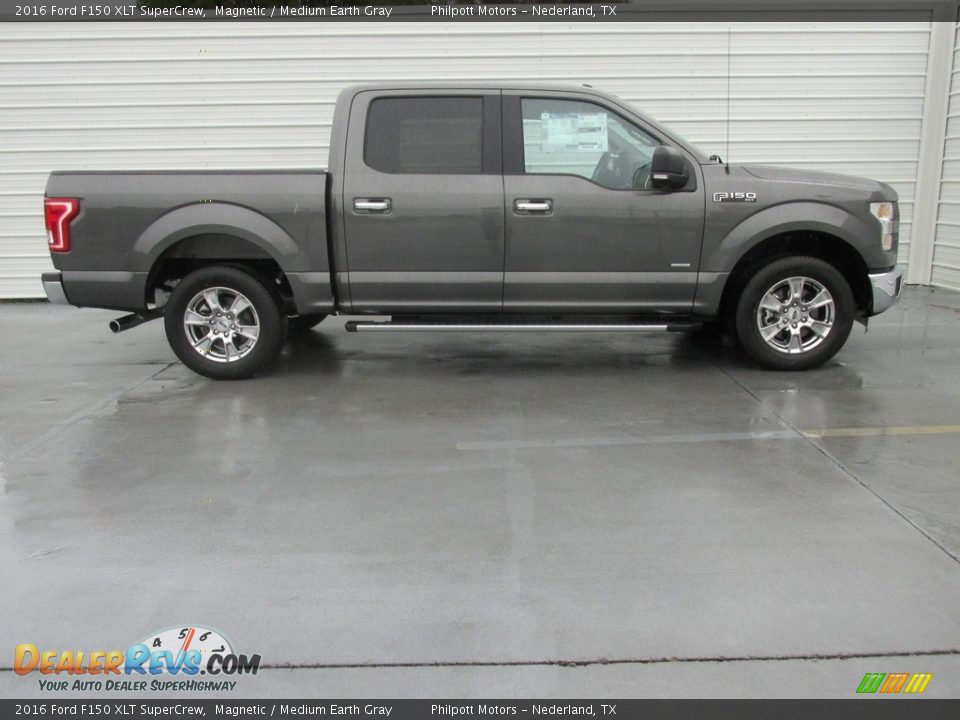 2016 Ford F150 XLT SuperCrew Magnetic / Medium Earth Gray Photo #3
