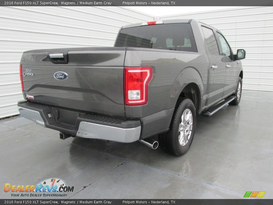 2016 Ford F150 XLT SuperCrew Magnetic / Medium Earth Gray Photo #4