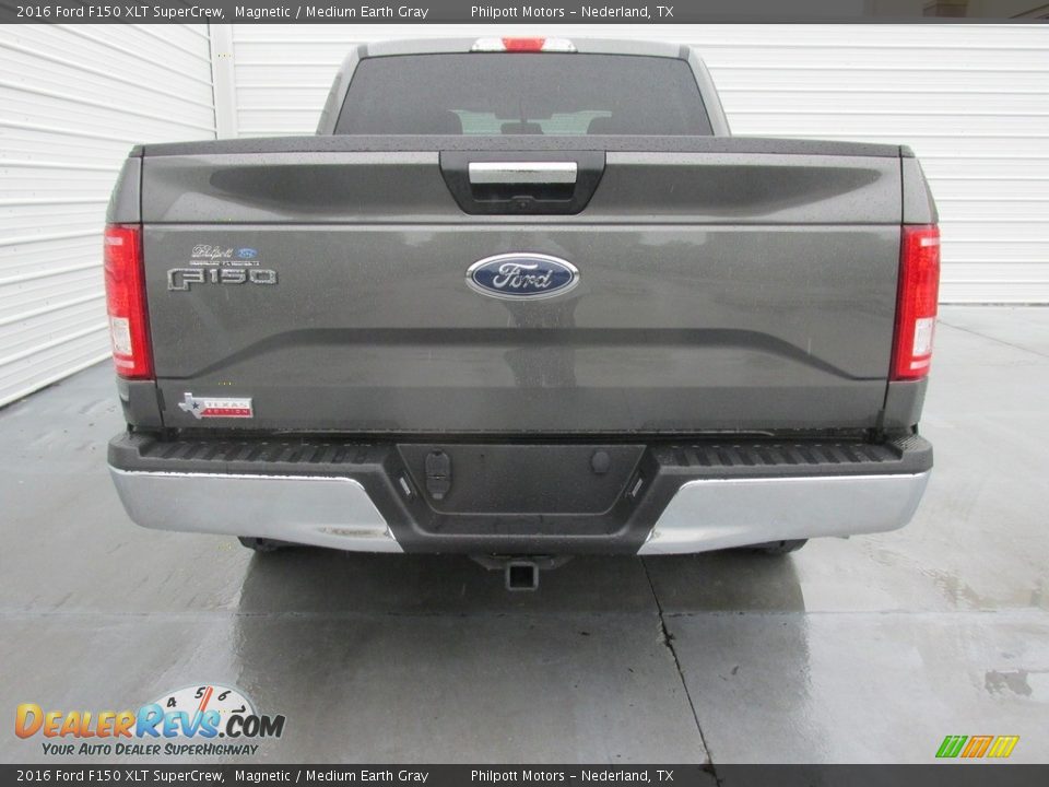 2016 Ford F150 XLT SuperCrew Magnetic / Medium Earth Gray Photo #5