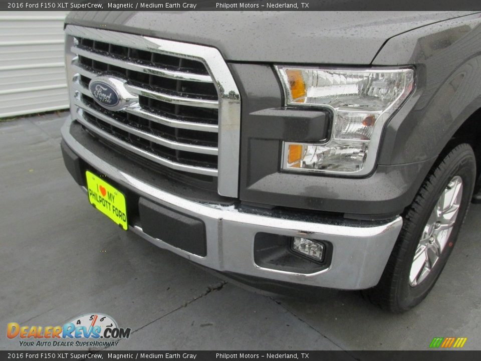 2016 Ford F150 XLT SuperCrew Magnetic / Medium Earth Gray Photo #10
