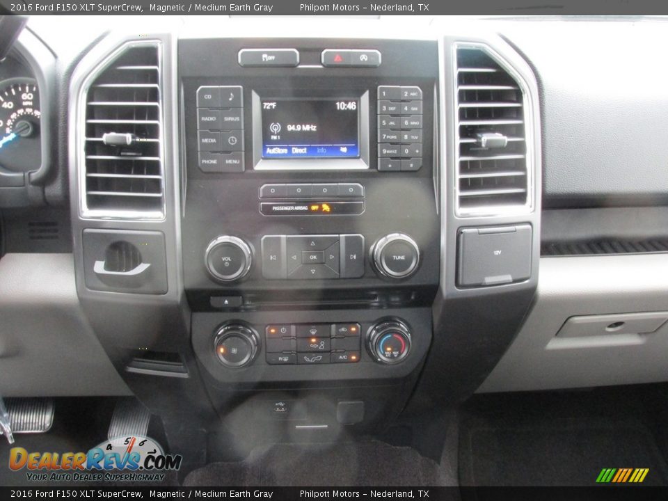 2016 Ford F150 XLT SuperCrew Magnetic / Medium Earth Gray Photo #25
