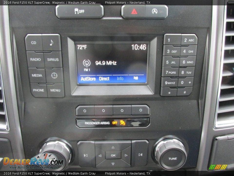 2016 Ford F150 XLT SuperCrew Magnetic / Medium Earth Gray Photo #26