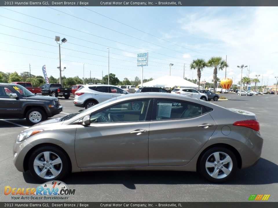 2013 Hyundai Elantra GLS Desert Bronze / Beige Photo #2