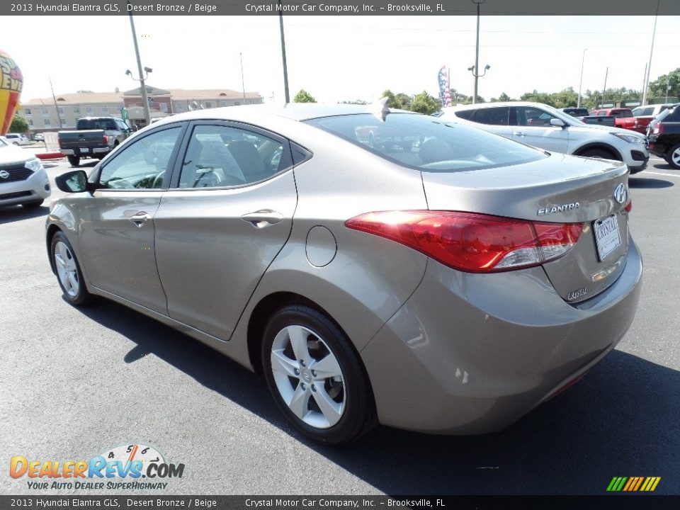 2013 Hyundai Elantra GLS Desert Bronze / Beige Photo #3