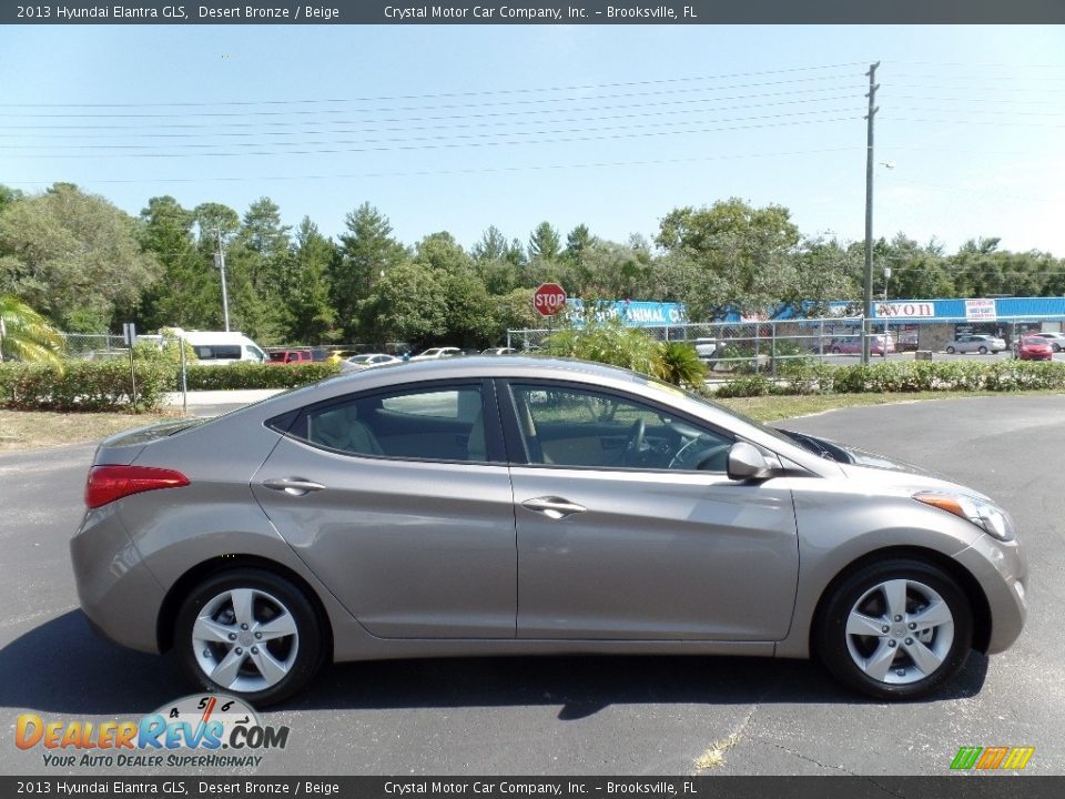 2013 Hyundai Elantra GLS Desert Bronze / Beige Photo #9