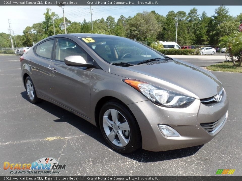 2013 Hyundai Elantra GLS Desert Bronze / Beige Photo #10