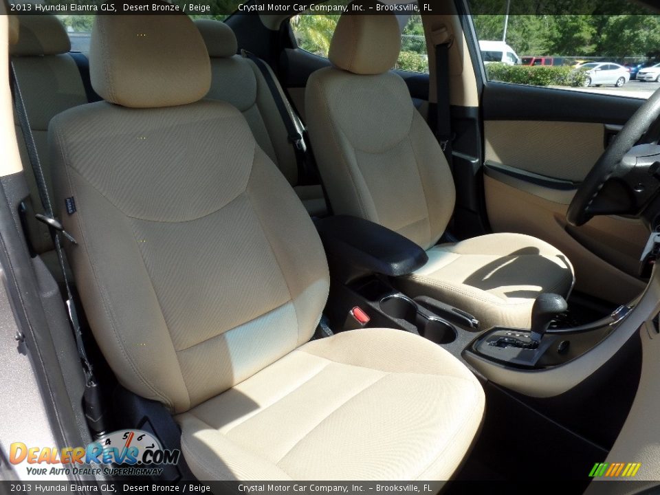 2013 Hyundai Elantra GLS Desert Bronze / Beige Photo #12
