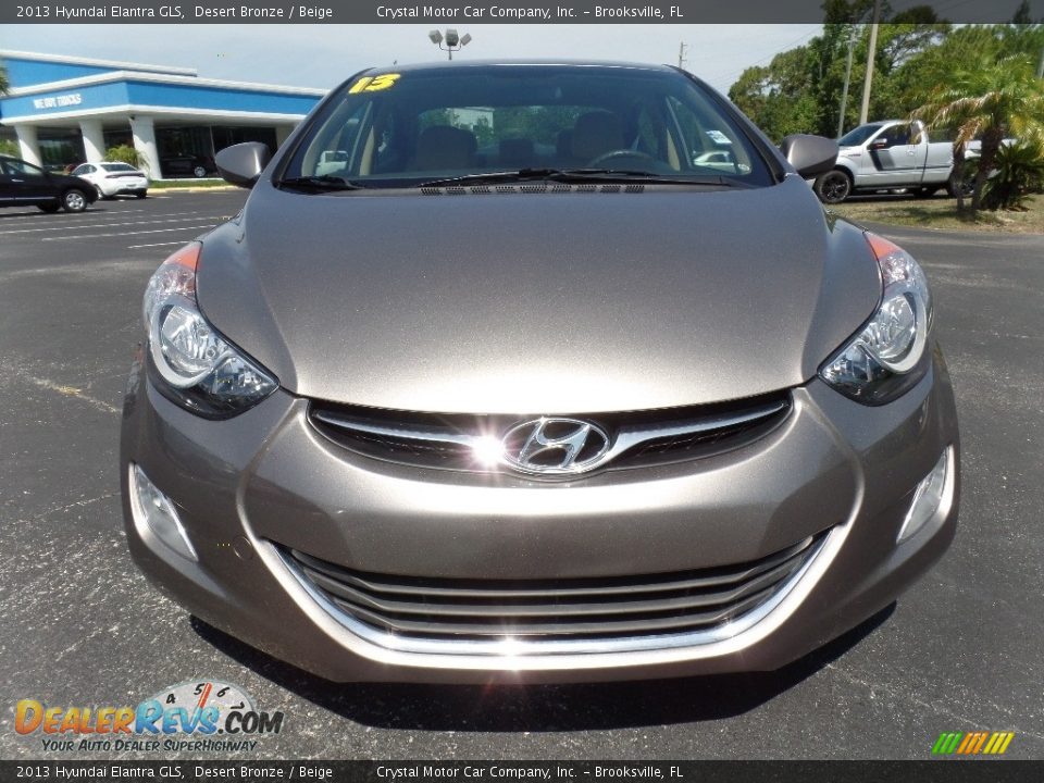 2013 Hyundai Elantra GLS Desert Bronze / Beige Photo #13
