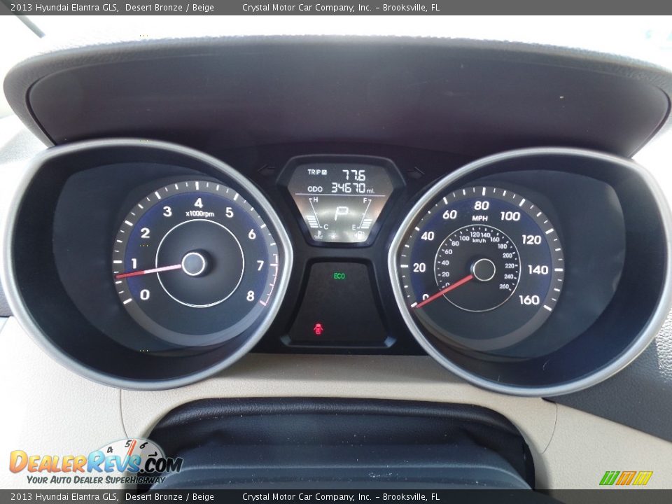 2013 Hyundai Elantra GLS Desert Bronze / Beige Photo #18