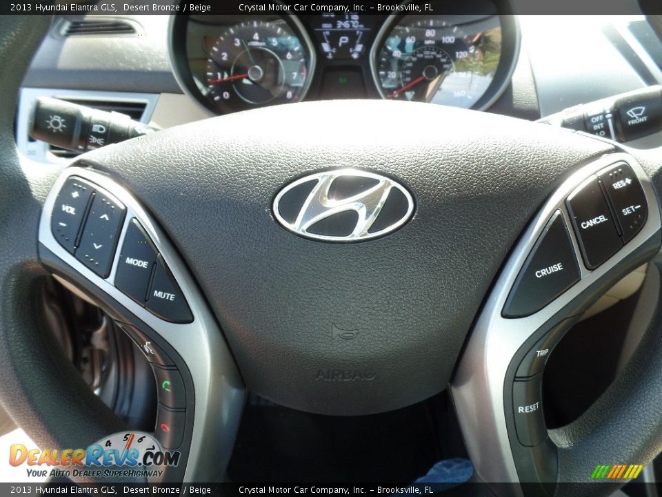 2013 Hyundai Elantra GLS Desert Bronze / Beige Photo #21