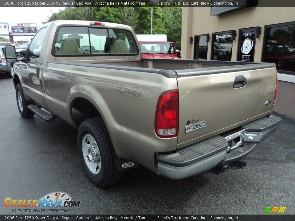 2006 Ford F250 Super Duty XL Regular Cab 4x4 Arizona Beige Metallic / Tan Photo #3