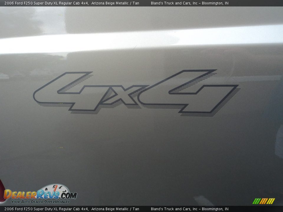 2006 Ford F250 Super Duty XL Regular Cab 4x4 Arizona Beige Metallic / Tan Photo #22