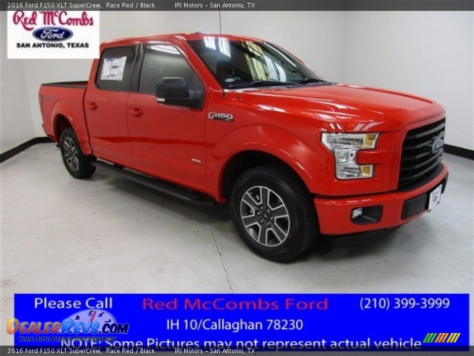 2016 Ford F150 XLT SuperCrew Race Red / Black Photo #1