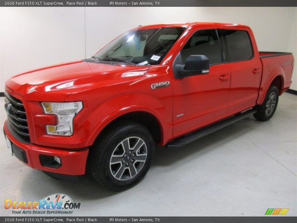 2016 Ford F150 XLT SuperCrew Race Red / Black Photo #3