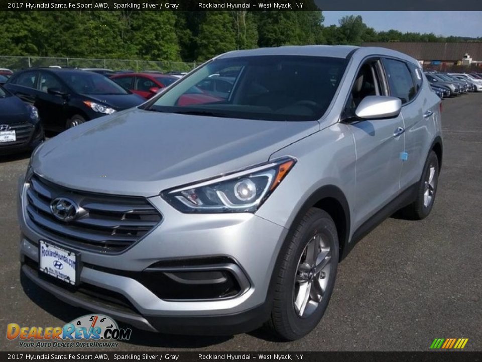 2017 Hyundai Santa Fe Sport AWD Sparkling Silver / Gray Photo #1