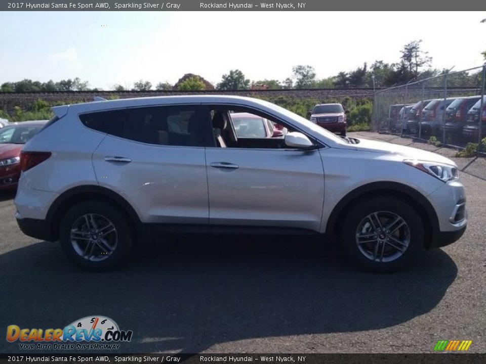 2017 Hyundai Santa Fe Sport AWD Sparkling Silver / Gray Photo #2