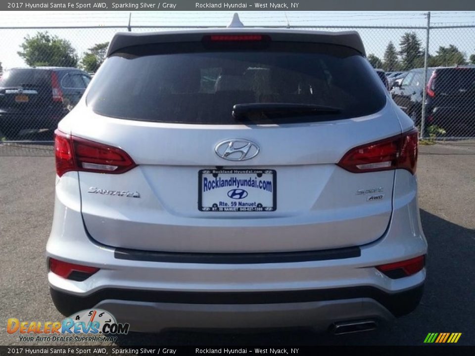 2017 Hyundai Santa Fe Sport AWD Sparkling Silver / Gray Photo #3
